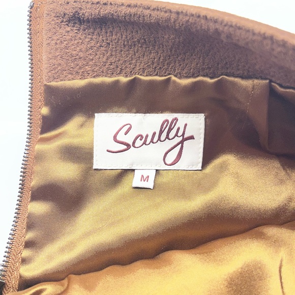 Scully Western Tiered Suede Fringed Mini Skirt - Picture 2 of 5